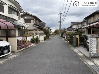 前面道路です。