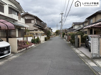 前面道路です。
