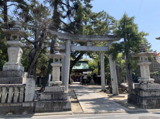散歩がてらパワースポットの雄郡神社へどうぞ