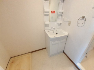 広い洗面スペース