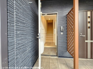 シンプルで使いやすい玄関です