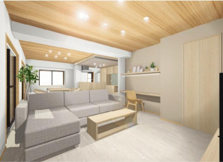 リフォーム後完成予想図　※実際とは多少異なる場合があります。