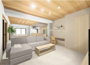 リフォーム後完成予想図　※実際とは多少異なる場合があります。