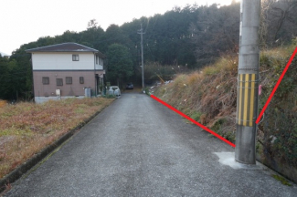 【前面道路含む現地写真】