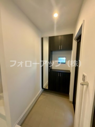 シンプルで使いやすい玄関です