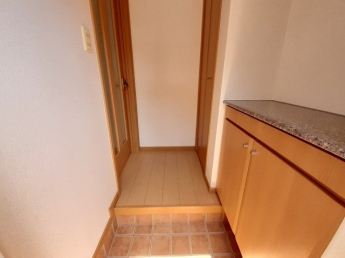 ゆったりとした玄関です