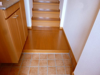 ゆったりとした玄関です