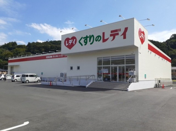 くすりのレデイ西大洲店様まで600m