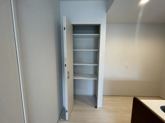 大きなスペースがあり、収納には困りません