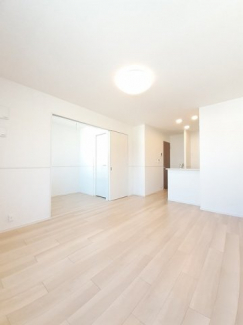 ゆったり過ごせるリビングです