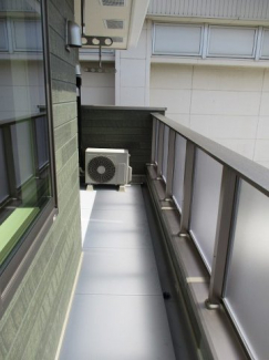 広々としたバルコニーです