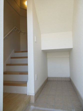 ゆったりとした玄関です