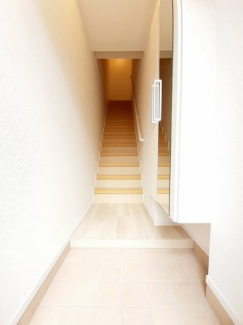 ゆったりとした玄関です