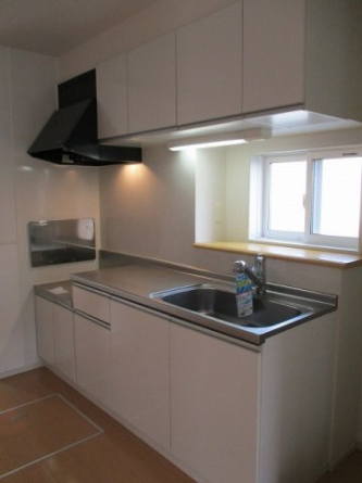 コンパクトなキッチンで掃除もラクラク