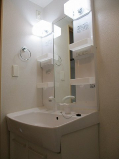 忙しい朝には欠かせない洗面所です