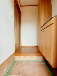 シンプルで使いやすい玄関です