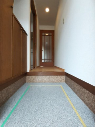 ゆったりとした玄関です