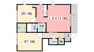 1階の角部屋です♪