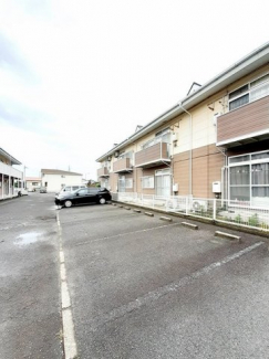 駐車場に車を止められます