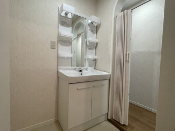 忙しい朝には欠かせない洗面所です