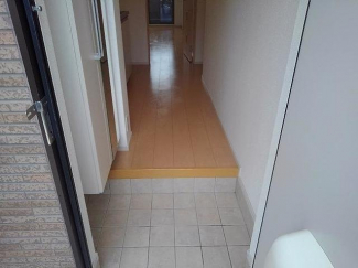 ゆったりとした玄関です