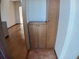 シンプルで使いやすい玄関です