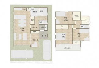 建築予定間取り