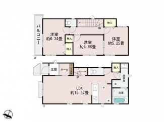 Ｂ号棟間取り図