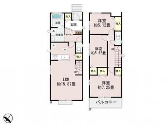 Ｂ号棟間取り図