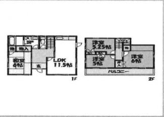 松山市南久米町の一戸建ての画像