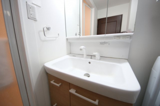 2021年にリフォームされた洗面台