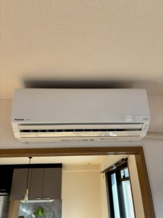 エアコンで暑い夏も寒い冬も快適です