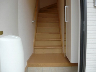 明るい玄関です