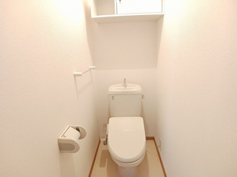 トイレもきれいです