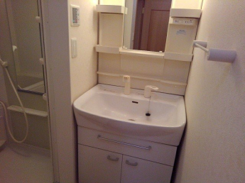 忙しい朝には欠かせない洗面所です