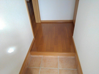 シンプルで使いやすい玄関です