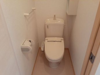 清潔感のあるトイレです