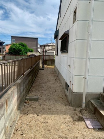 北東庭側（北より撮影）