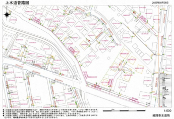 上水道管路図