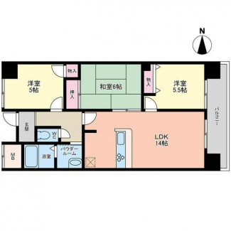★ＪＲ栗東駅から徒歩３分★東側向き★フリーレント制（相談）有