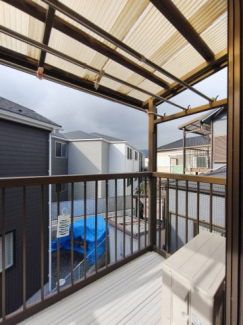 二階物干し(バルコニー)