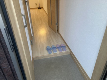 きれいな玄関です