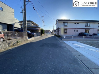 前面道路です。