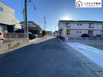 前面道路です。