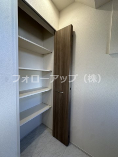 大きなスペースがあり、収納には困りません