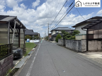 前面道路です。