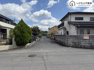 前面道路です。