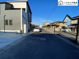 前面道路です。