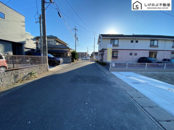 前面道路です。