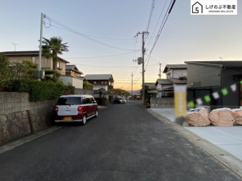 前面道路です。